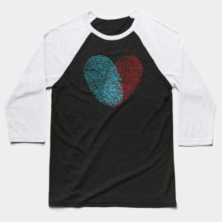 Love Fingerprint Baseball T-Shirt